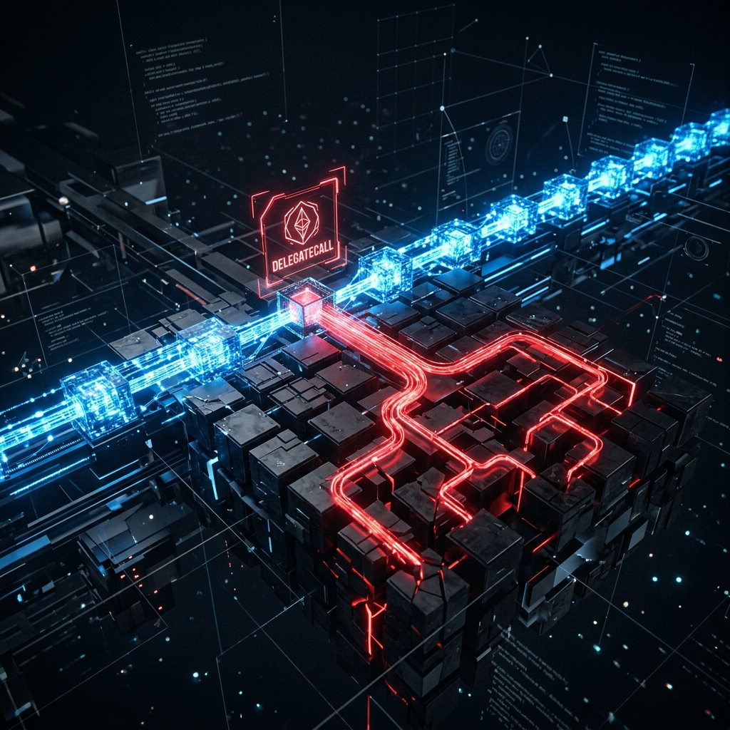 Orphan-block DELEGATECALL